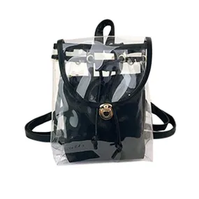 4 Colors Transparent Casual Backpack for Women