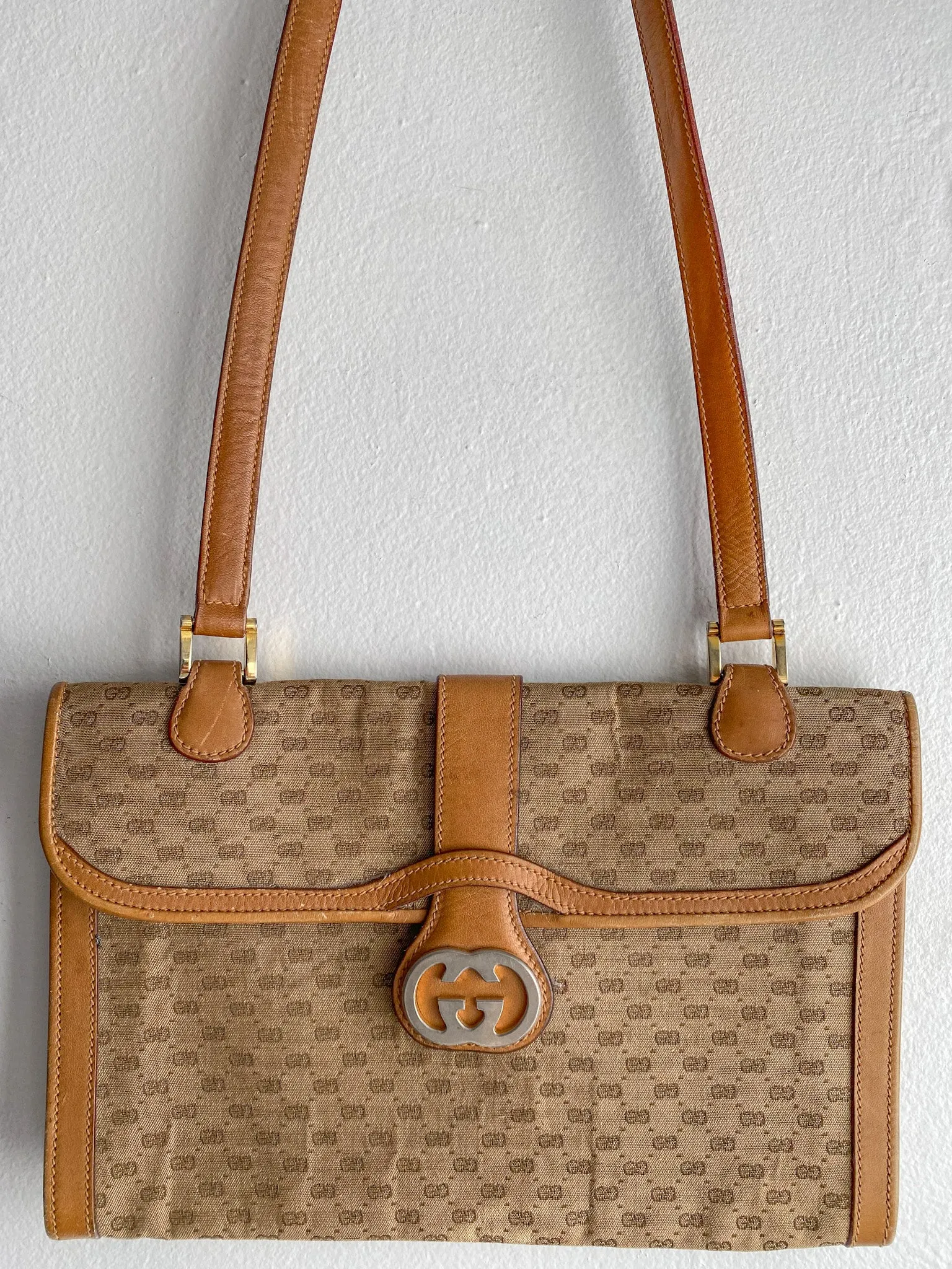 70s Gucci Monogram Purse