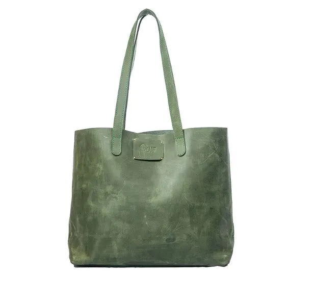 Addis Forest Green Classic Tote Handbag