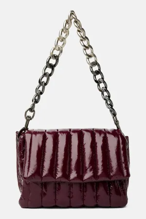 Bar Bag - Glossy Deep Burgundy/Black