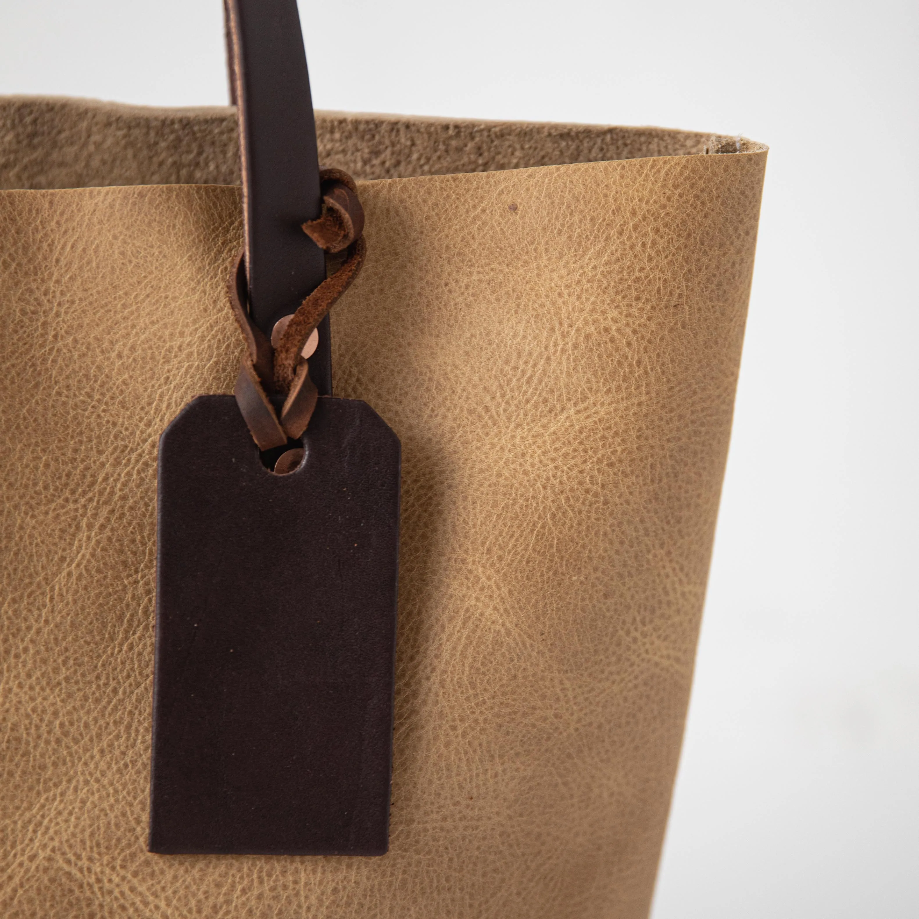 Beige Bison Tote