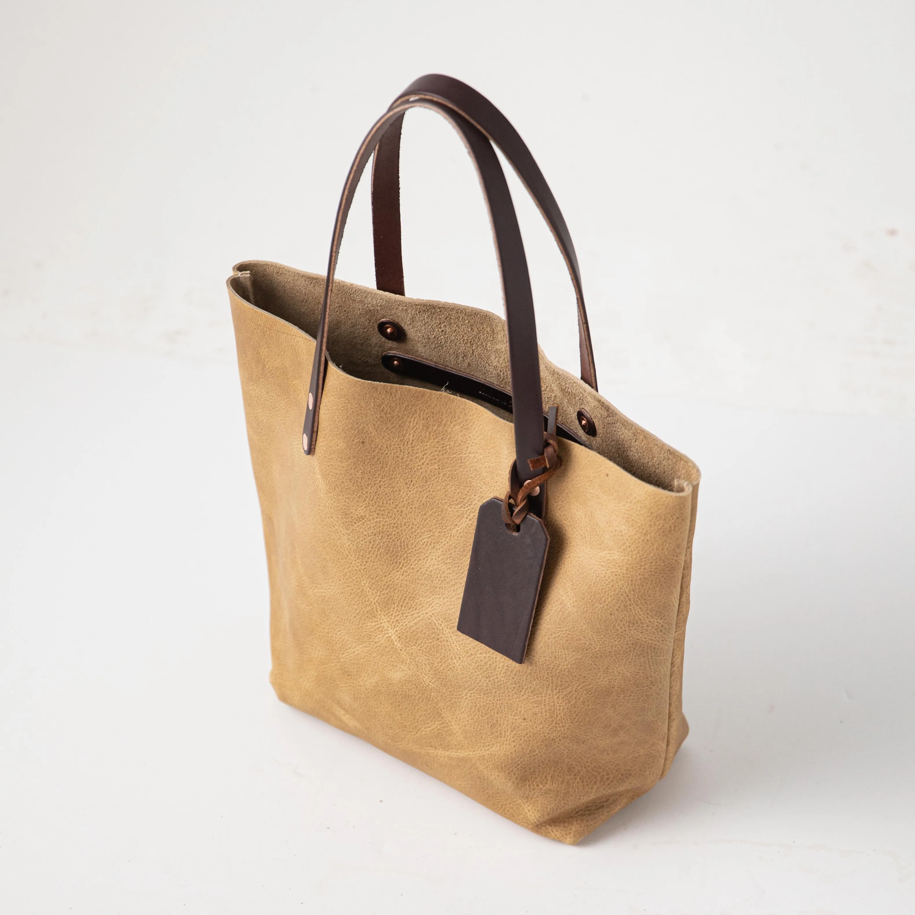 Beige Bison Tote