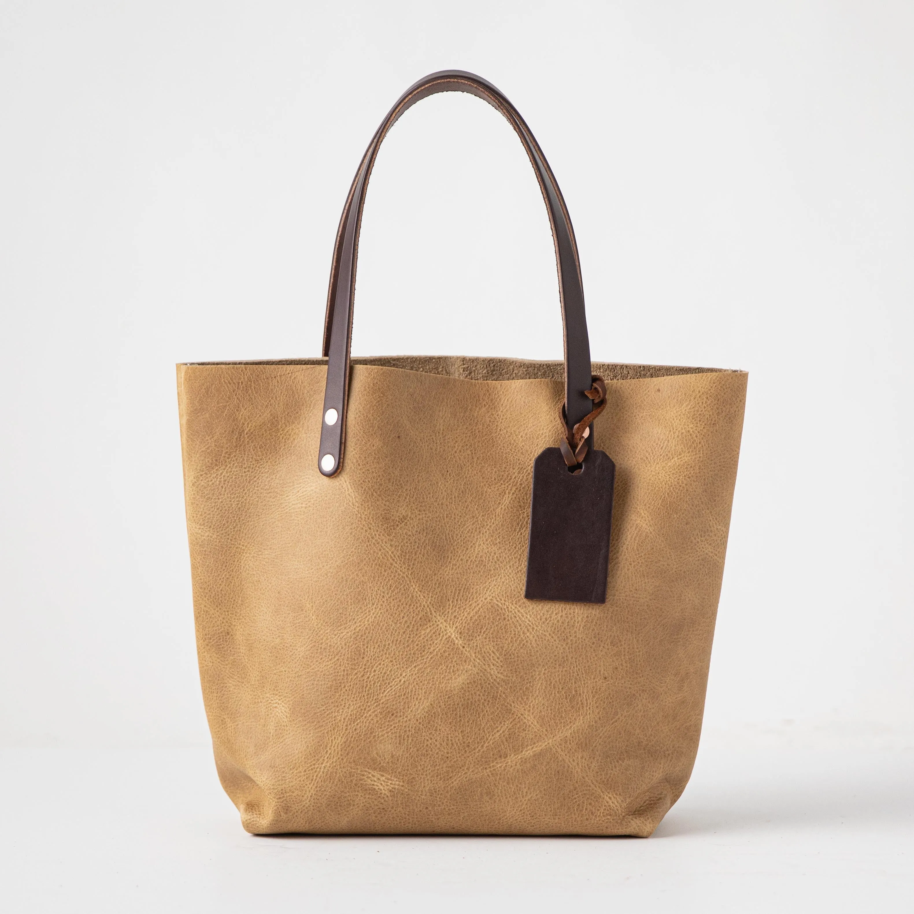 Beige Bison Tote