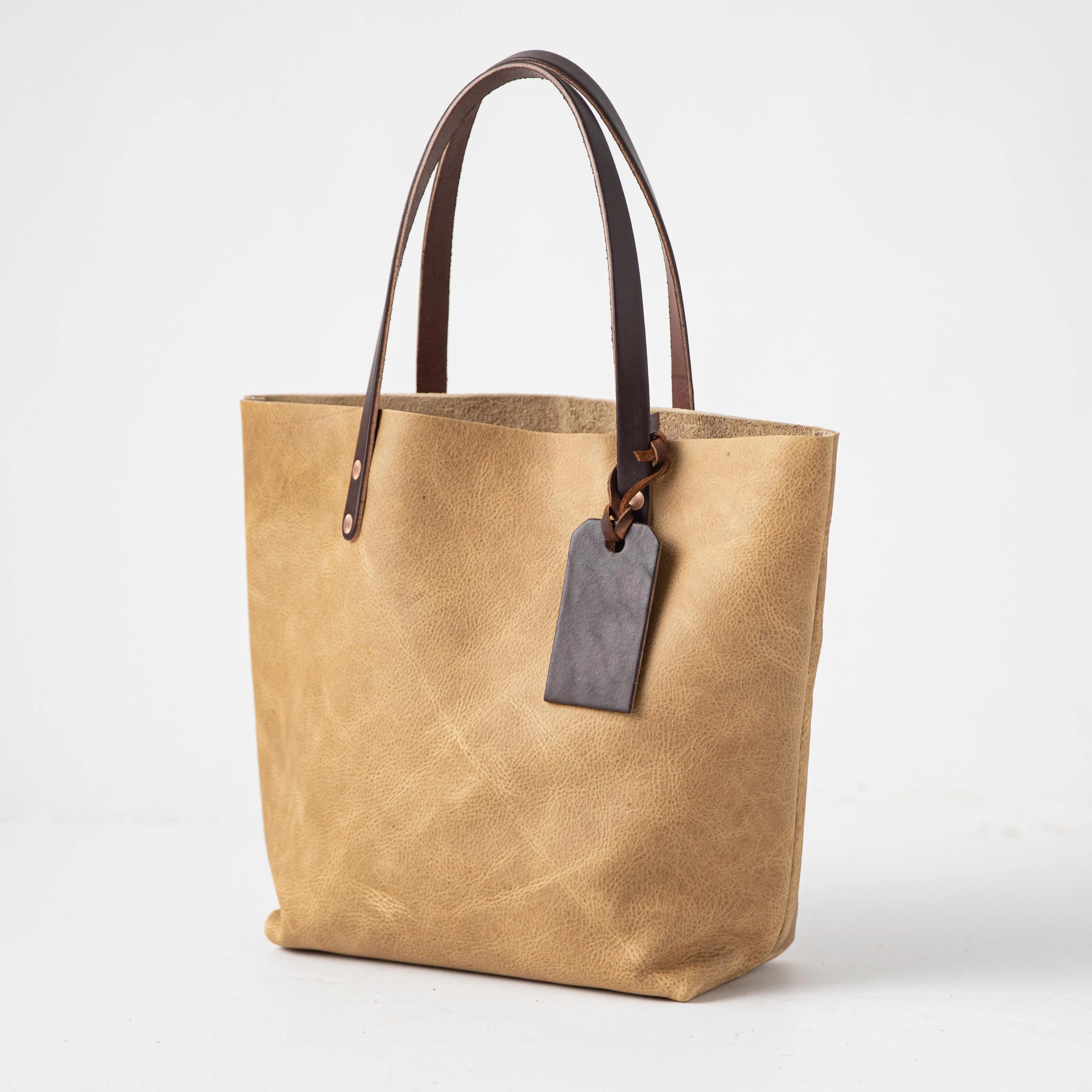 Beige Bison Tote