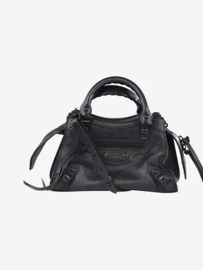 Black mini city bag