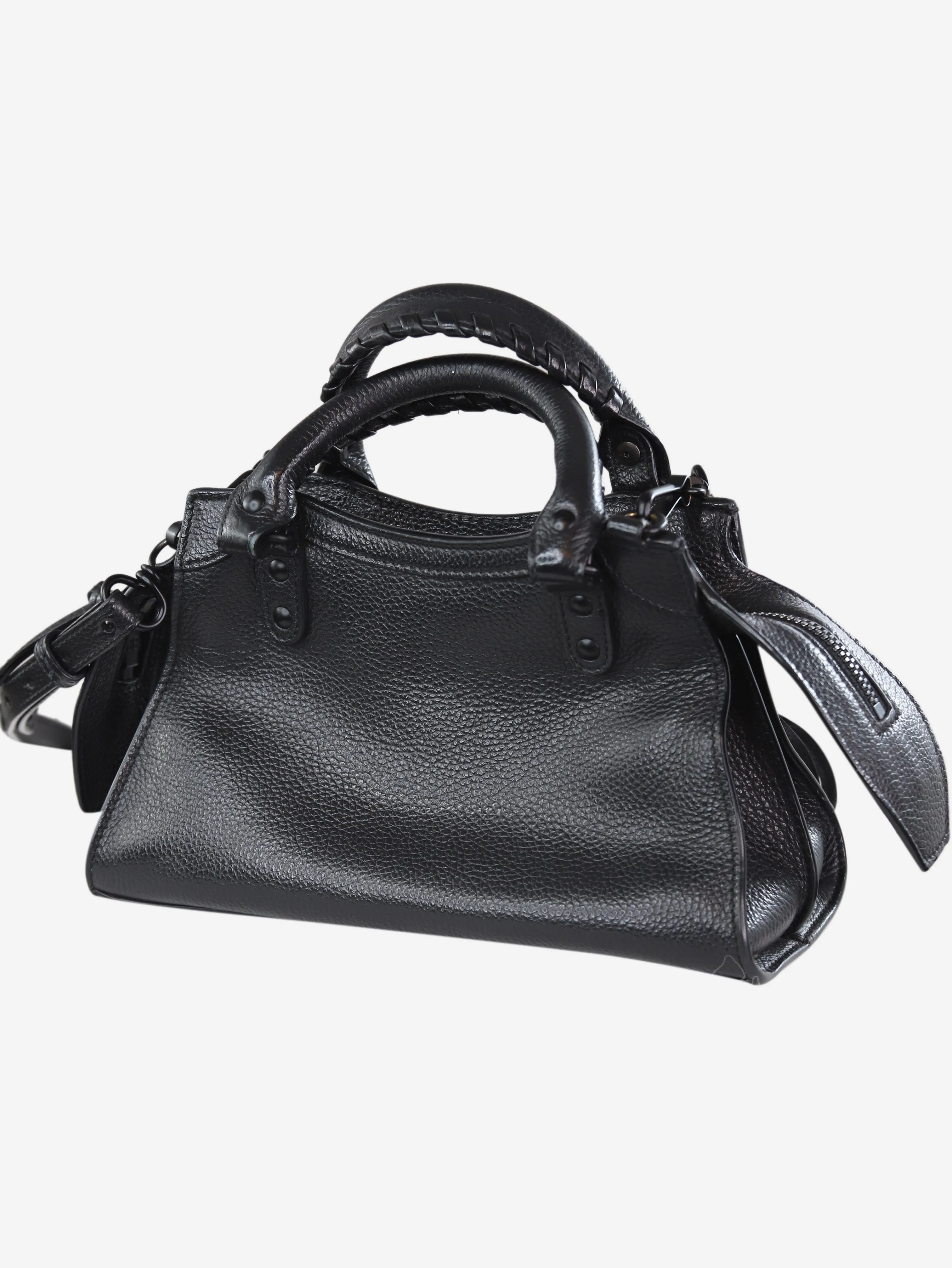 Black mini city bag