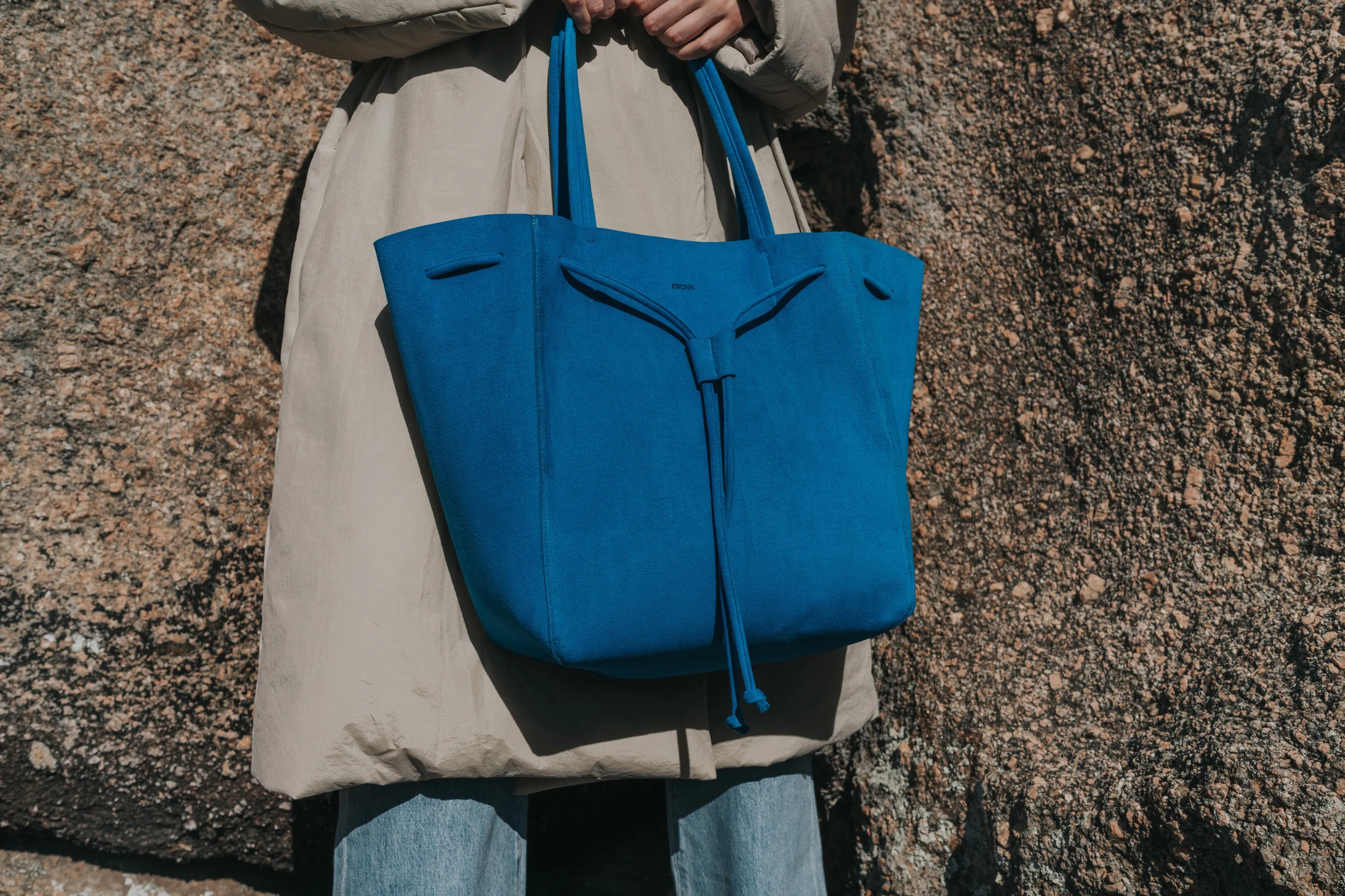 Blue Shopper Bag