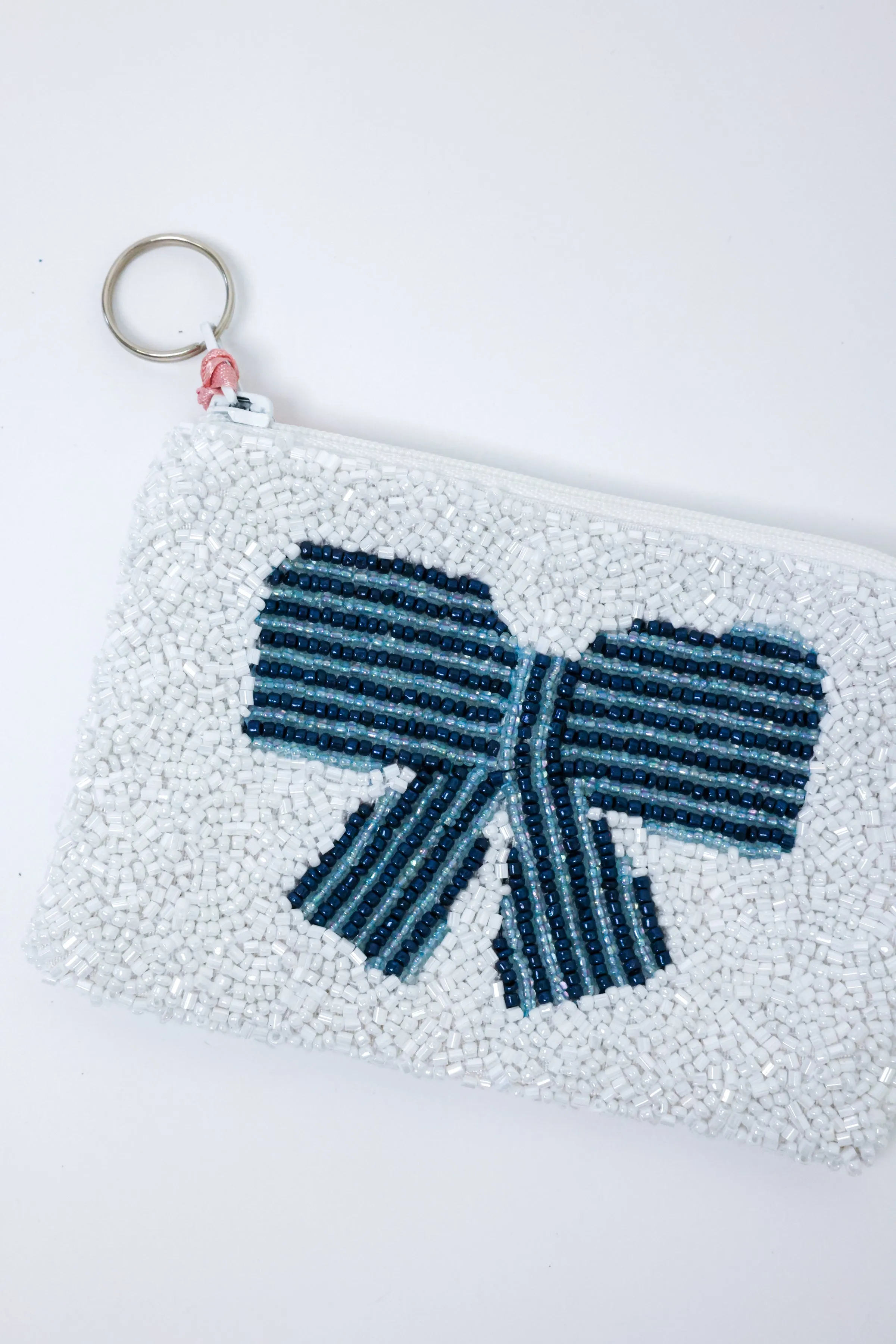 Bow Beaded Coin Purse