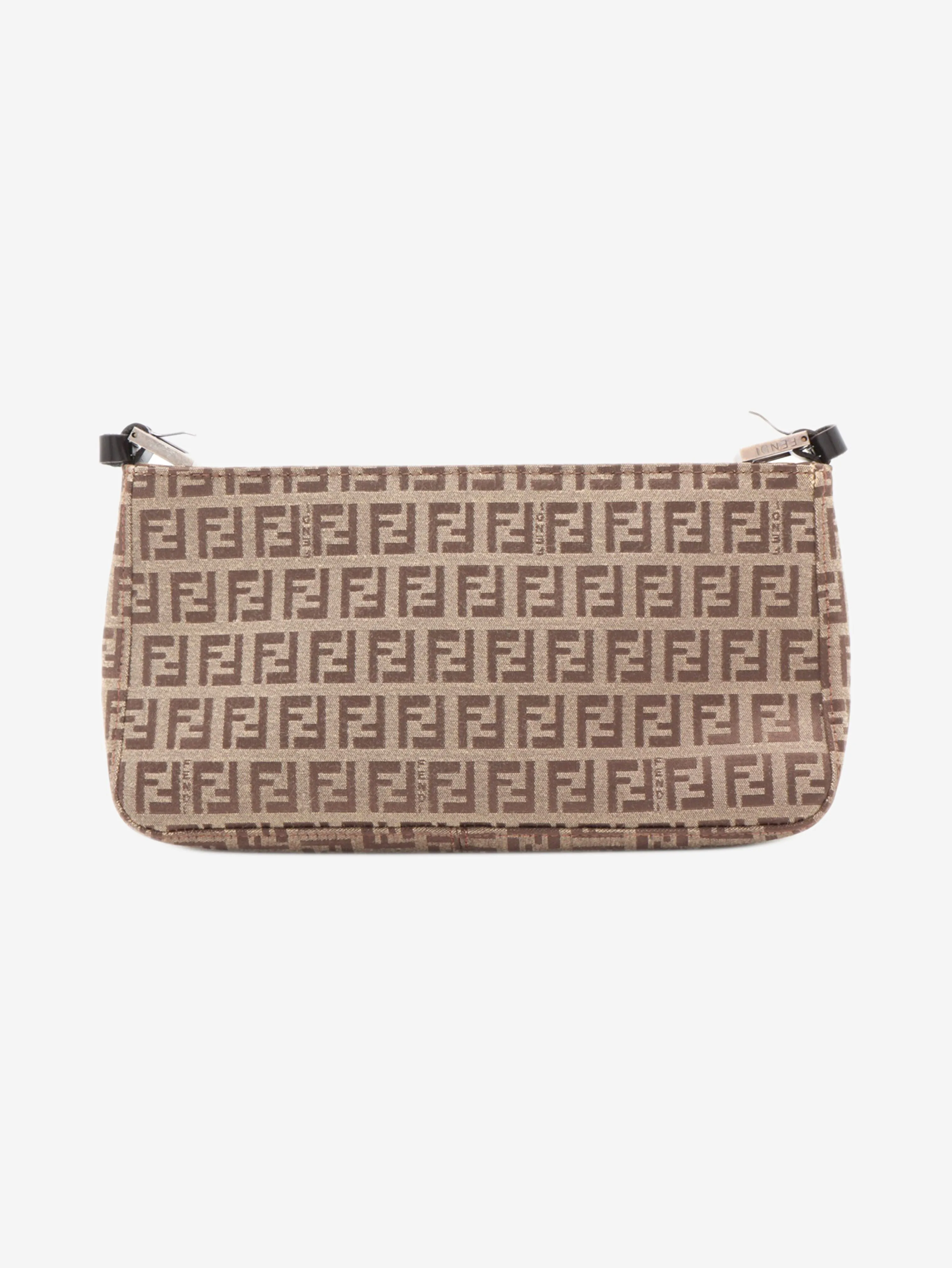 Brown Mamma Baguette Zucchino canvas bag