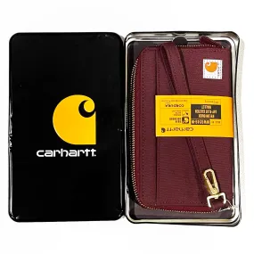 Carhartt Nylon Clutch Wallet Wine (Comes with Metal Tin)