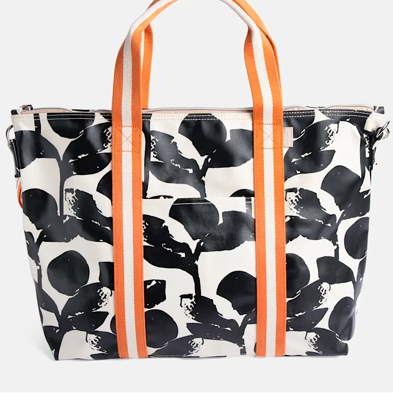 Caroline Gardner Mono Bloom Weekend Bag