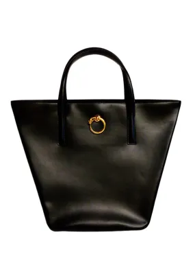 Cartier Panthere Black Leather 2-Way Bag