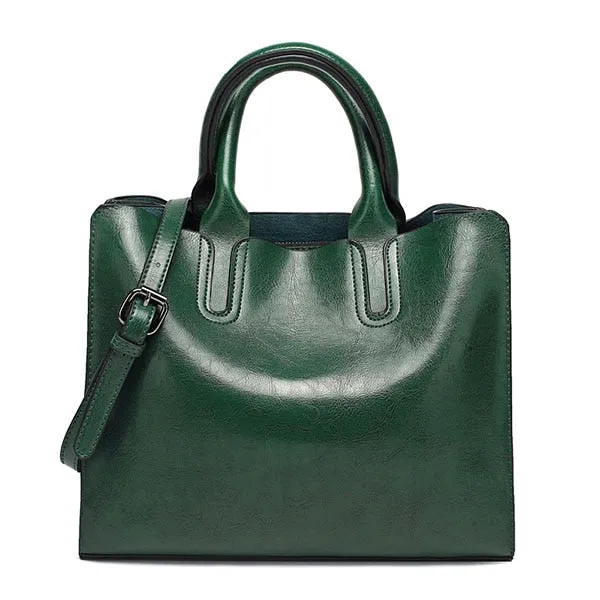 Casual PU Leather Tote Bag, Shoulder Bag and Handbag