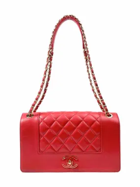 Chanel Sheepskin Quilted Mademoiselle Shoulder Bag