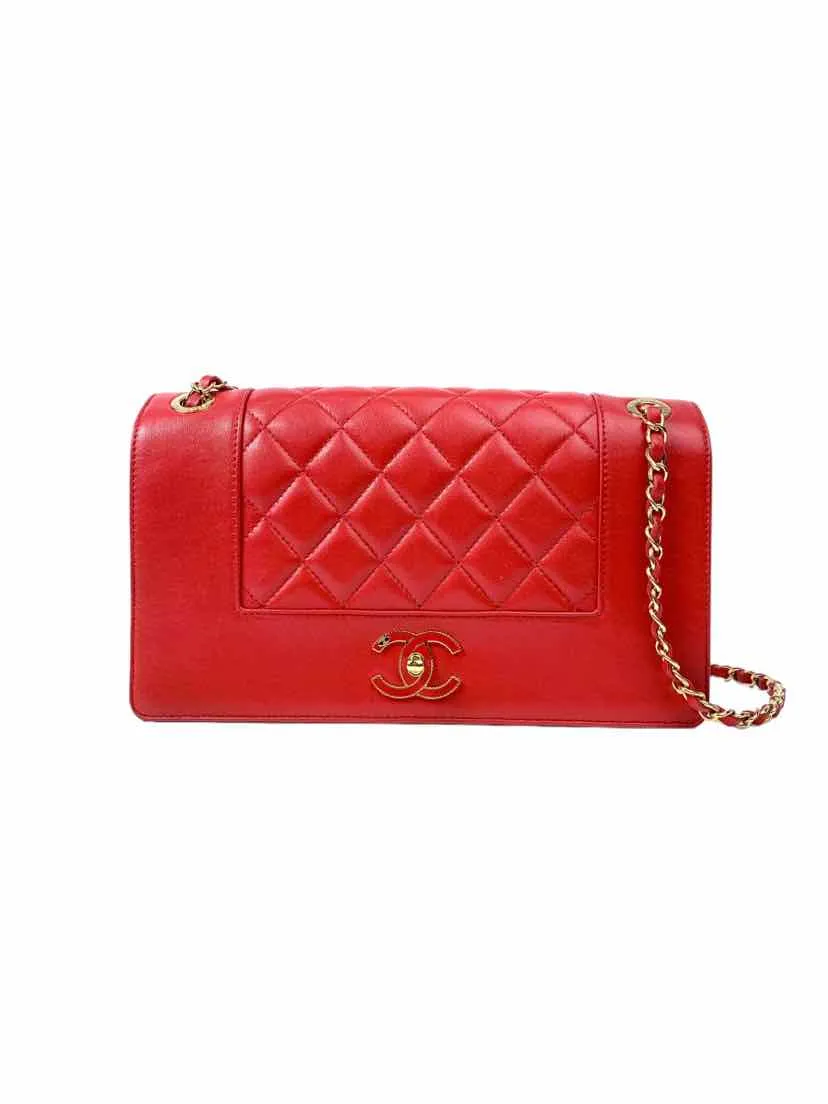 Chanel Sheepskin Quilted Mademoiselle Shoulder Bag