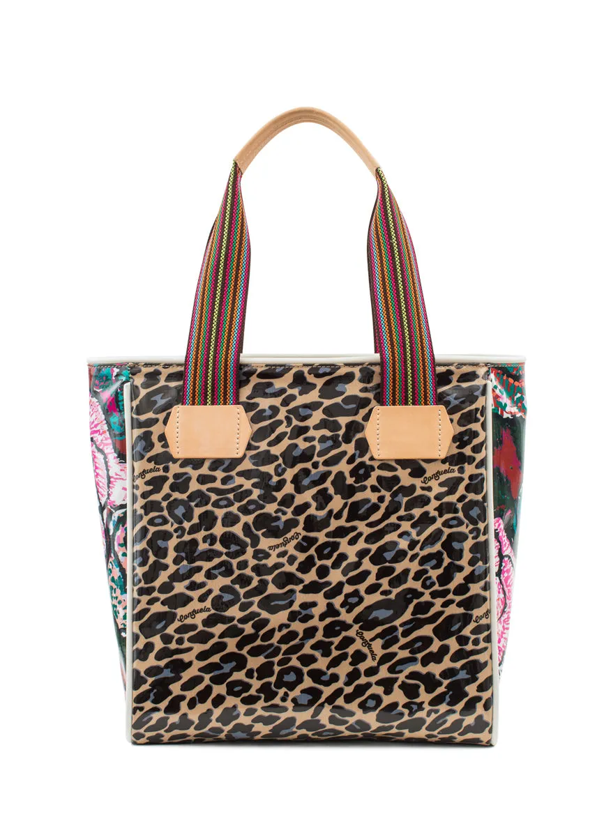 Classic Tote, Mel Blue Jag by Consuela