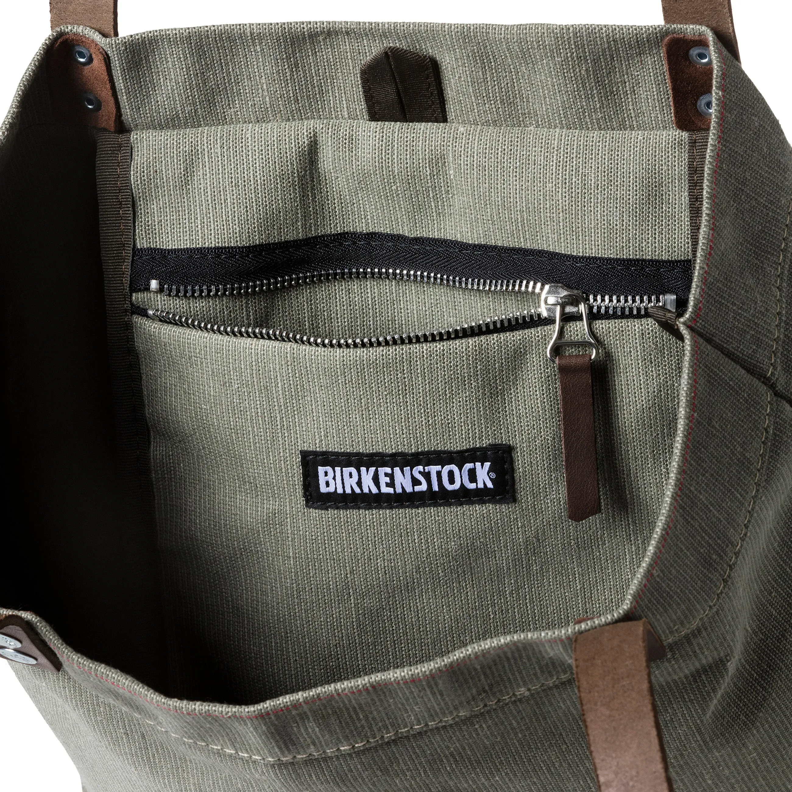 Cologne Bag Medium Olive Green Canvas