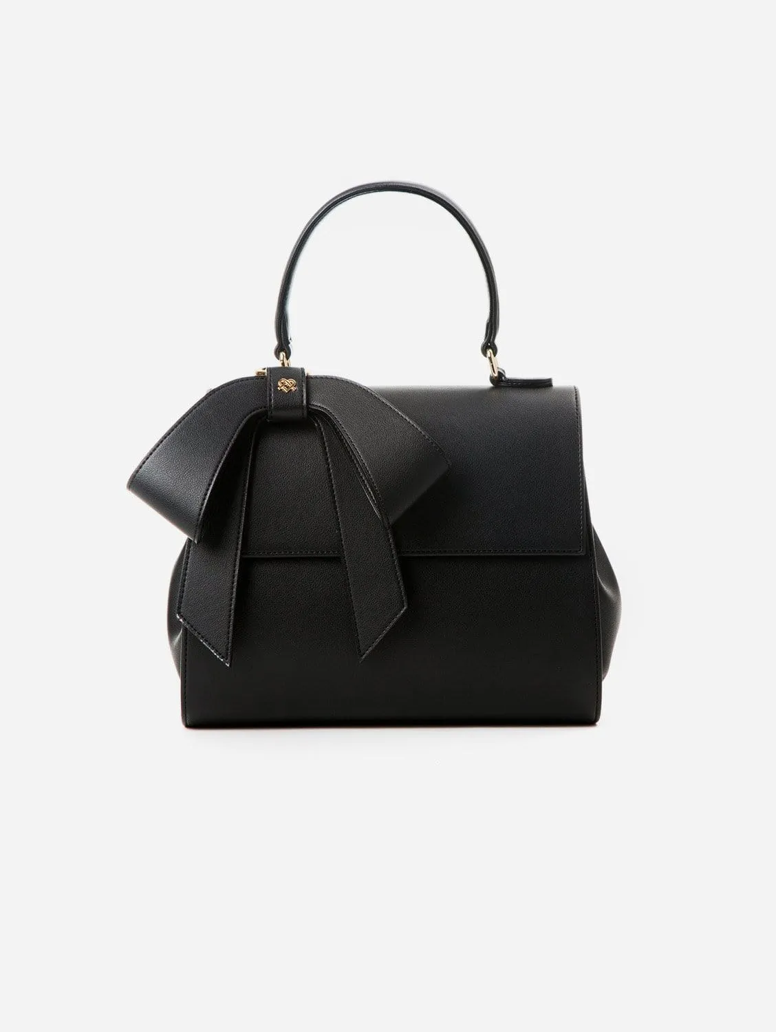 Cottontail Vegan Leather Handbag | Black