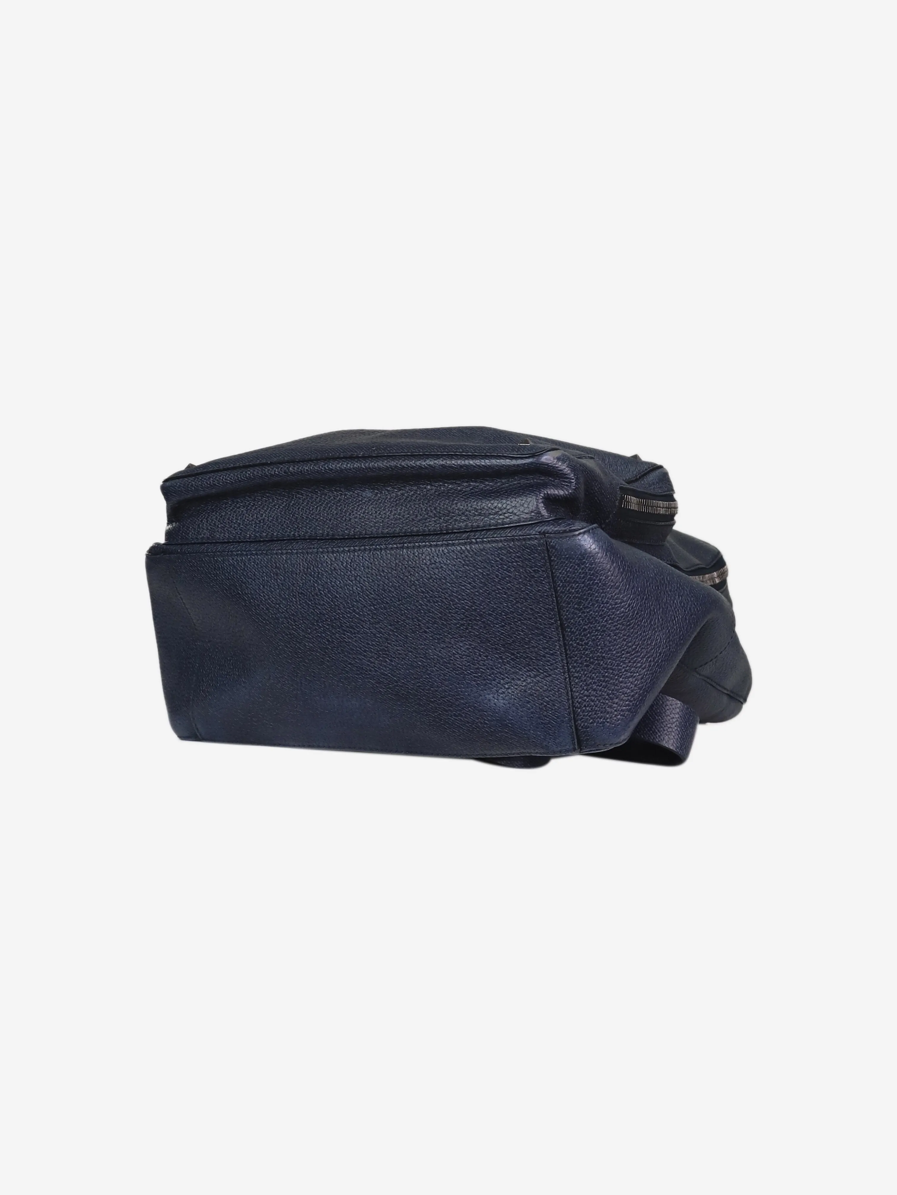 Dark blue Rockstud leather backpack