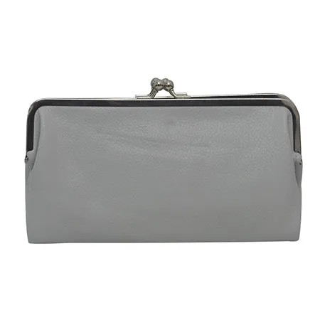 Double Frame Gray NGIL Vintage Style Wallet