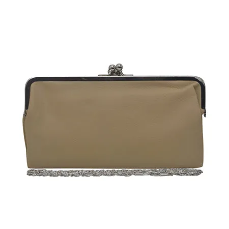 Double Frame Tan NGIL Vintage Style Wallet