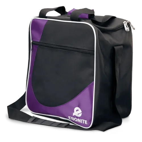 Ebonite Basic Single Tote Bowling Bag Purple