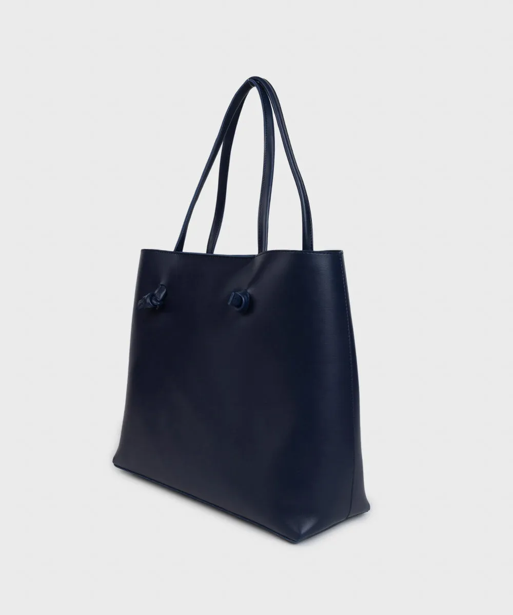 Faux Leather Tote Bag