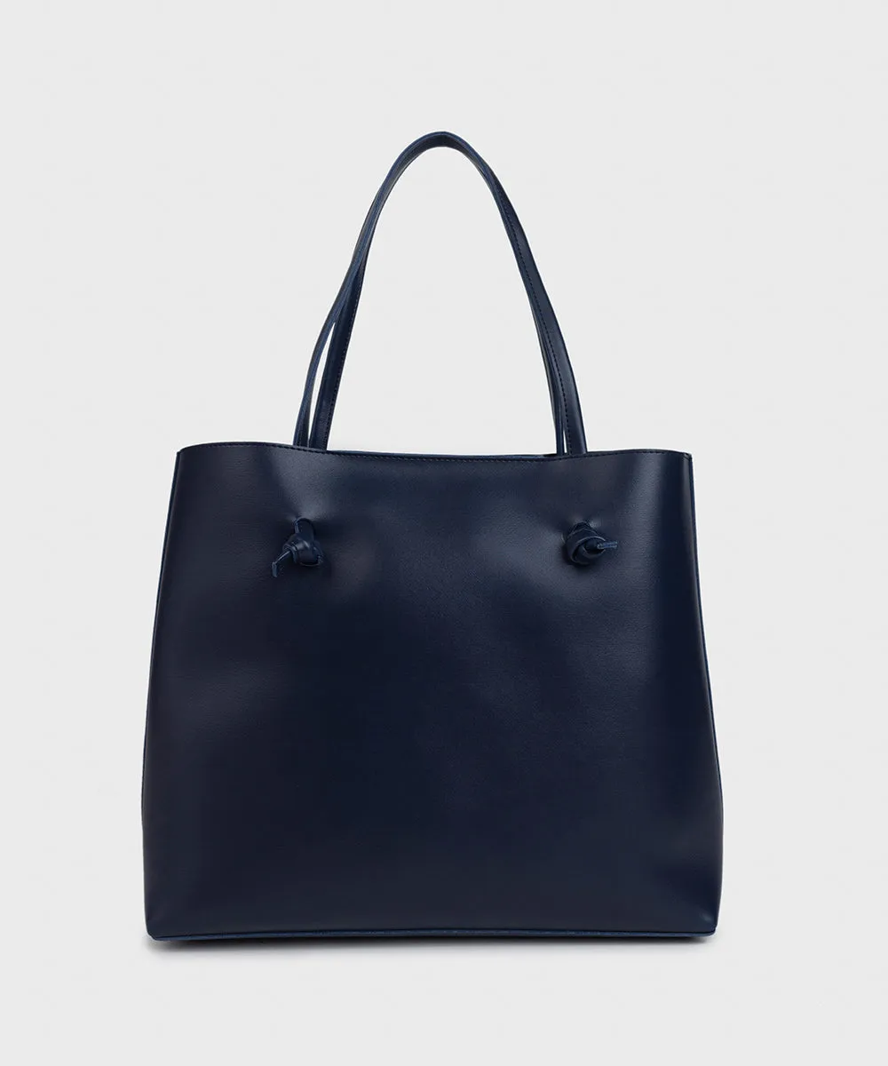 Faux Leather Tote Bag