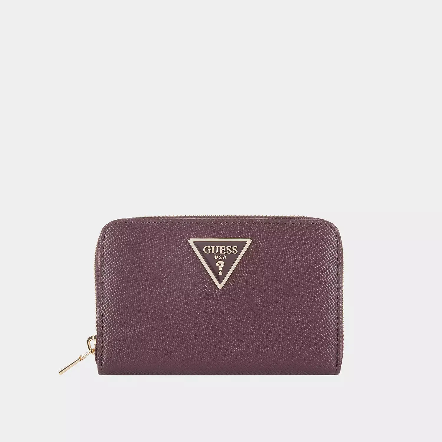 GUESS LAUREL MEDIUM SIZED WALLET PLUM