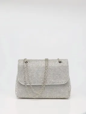 Jewelled Flapover Shoulder Bag