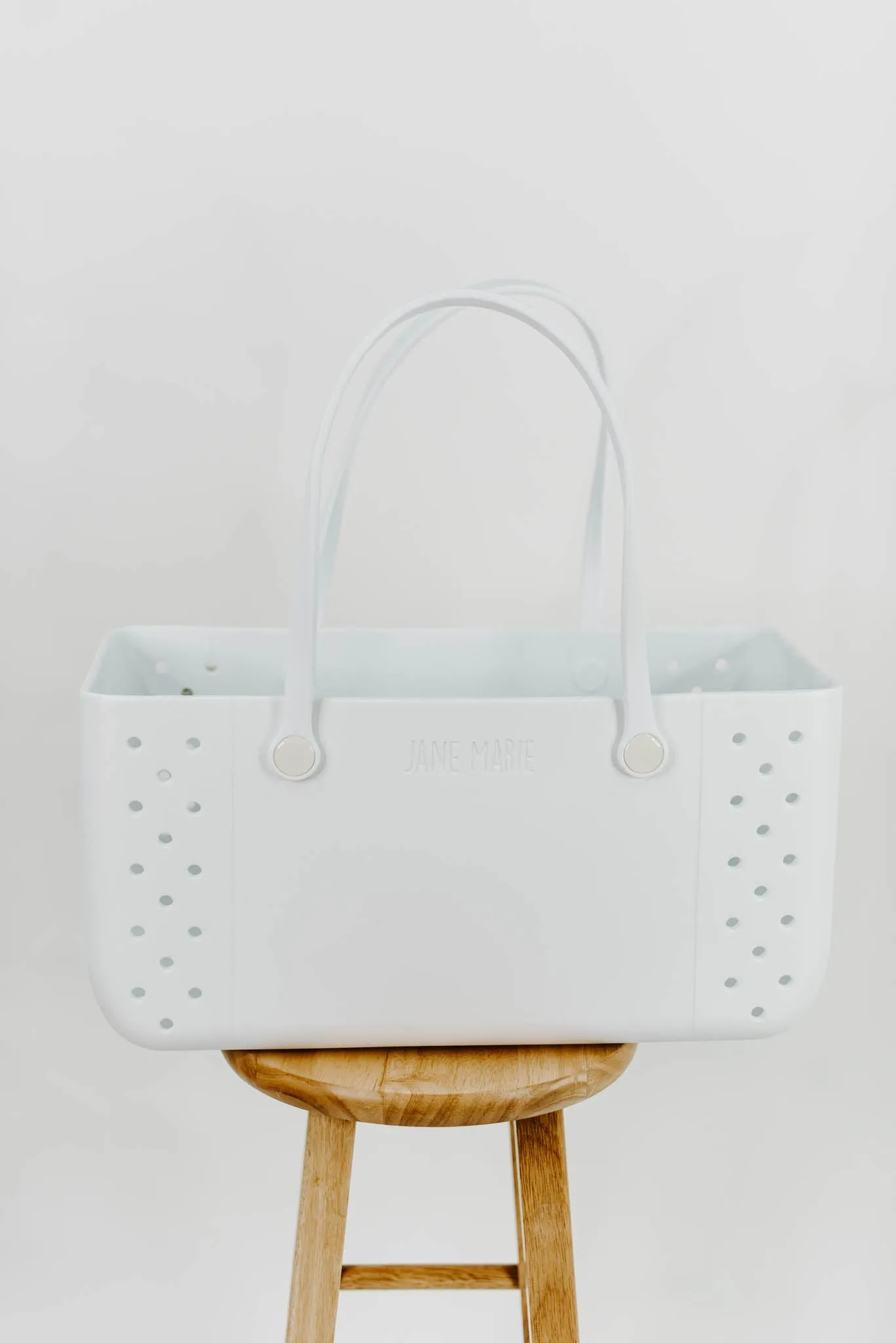 Large Multi Purpose Tote | White Linen