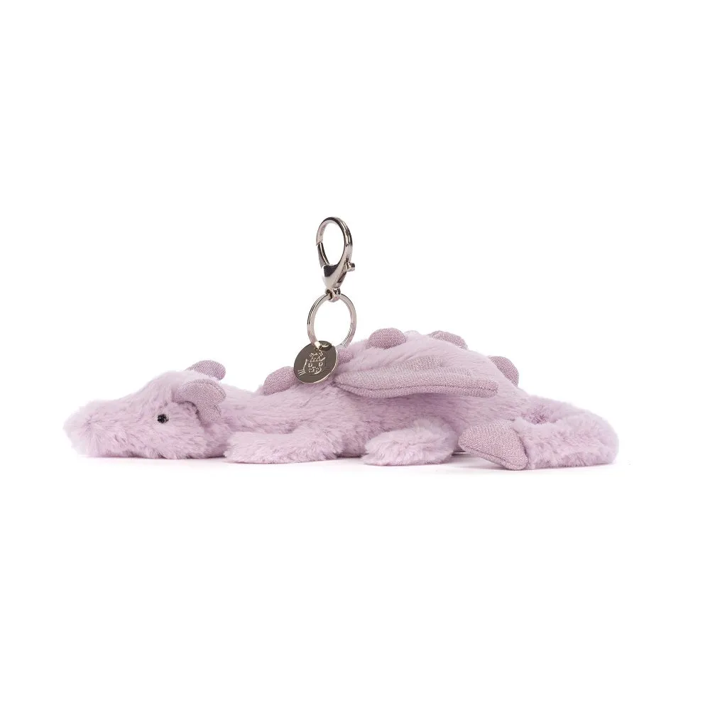 Lavender Dragon Bag Charm