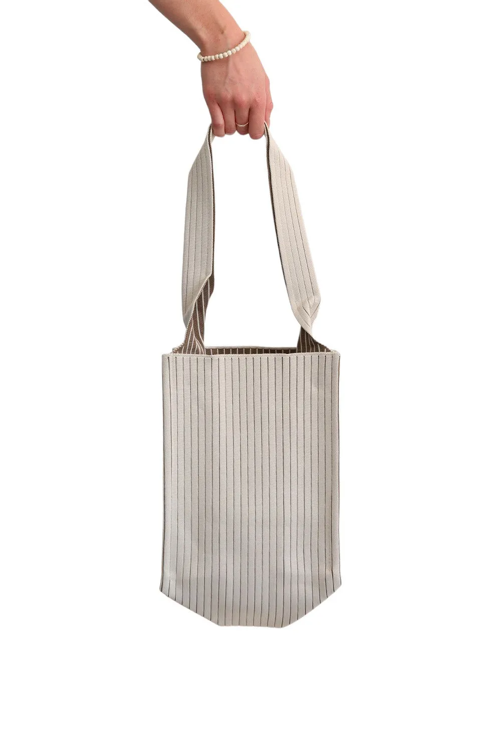 LE SAC SHOULDER BAG CREAM STRIPE