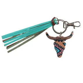 Long Horn Tassel Key Ring (GFT9810)