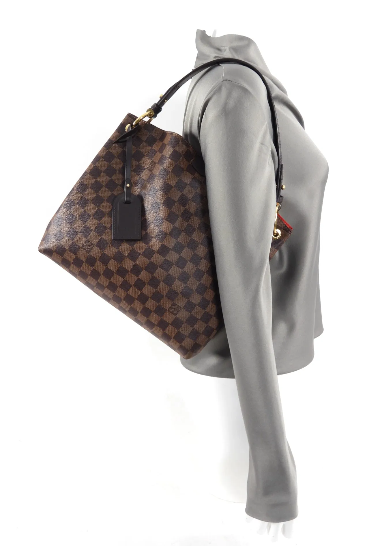 Louis Vuitton Damier Ebene Graceful PM Shoulder Bag