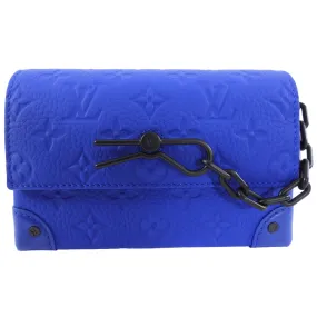 Louis Vuitton Steamer Wearable Wallet Empreinte Blue