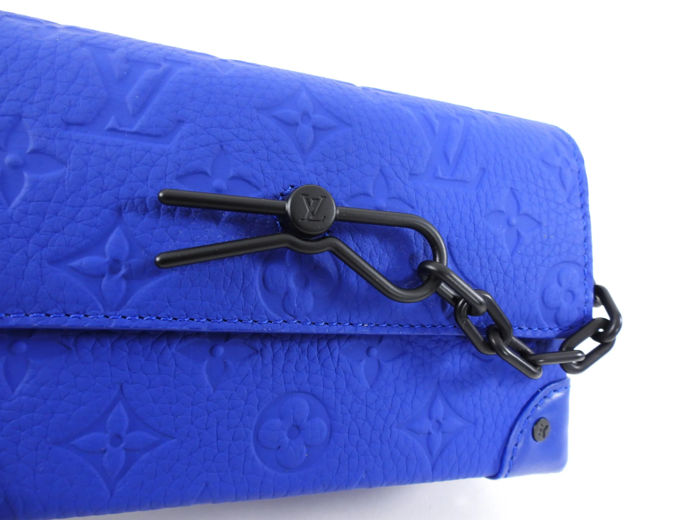 Louis Vuitton Steamer Wearable Wallet Empreinte Blue