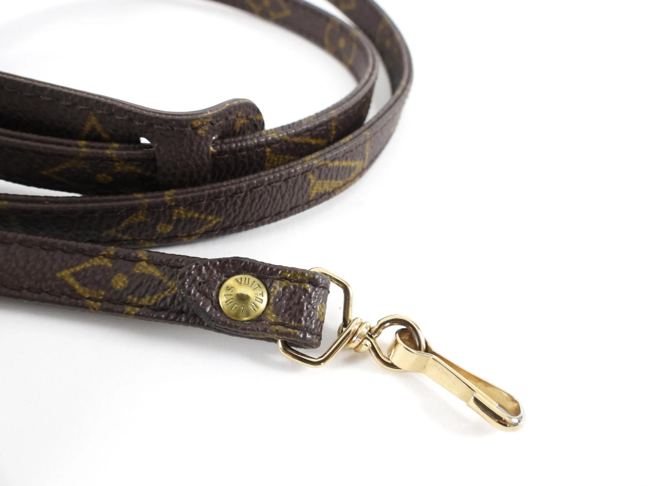 Louis Vuitton Vintage Monogram Canvas Thin Bag Strap