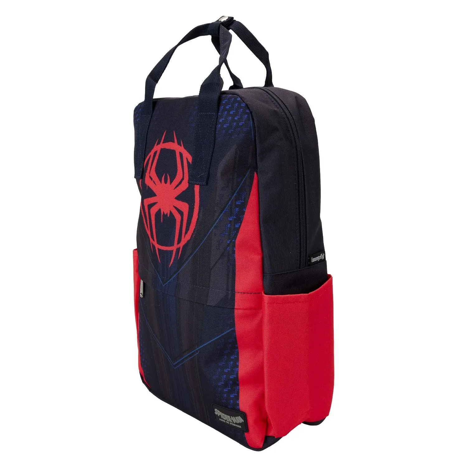 Loungefly Marvel Spiderverse Miles Morales Suit Full-Size Nylon Mini Backpack - Preorder