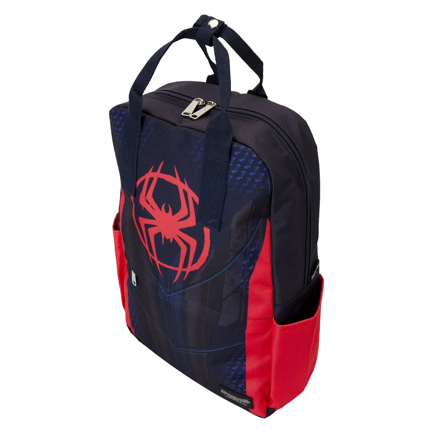 Loungefly Marvel Spiderverse Miles Morales Suit Full-Size Nylon Mini Backpack - Preorder