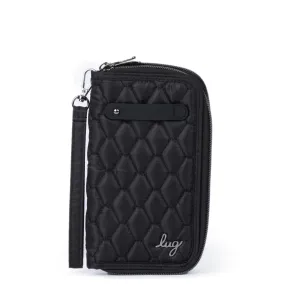 LUG Super Tram Zip RFID Wallet in Midnight Black