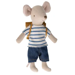 Maileg Tricycle Mouse, Big Brother with Bag