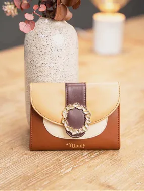 Melody Vegan Leather Purse | Cappuccino