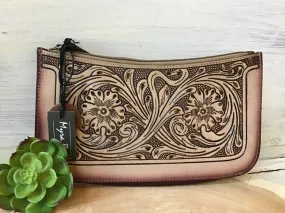 Myra Tooled Vintage Clutch Wallet