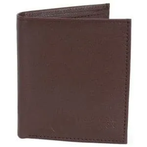 'National' Bi-Fold vegan wallet by The Vegan Collection - brown