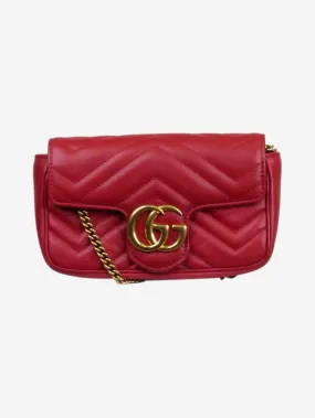 Red marmont mini GG flap