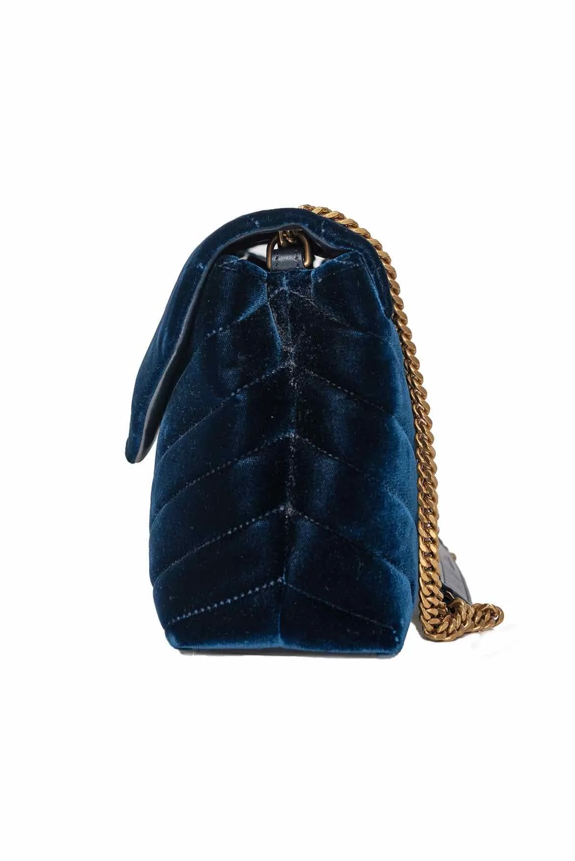 Saint Laurent Small Velvet Y Loulou Purse