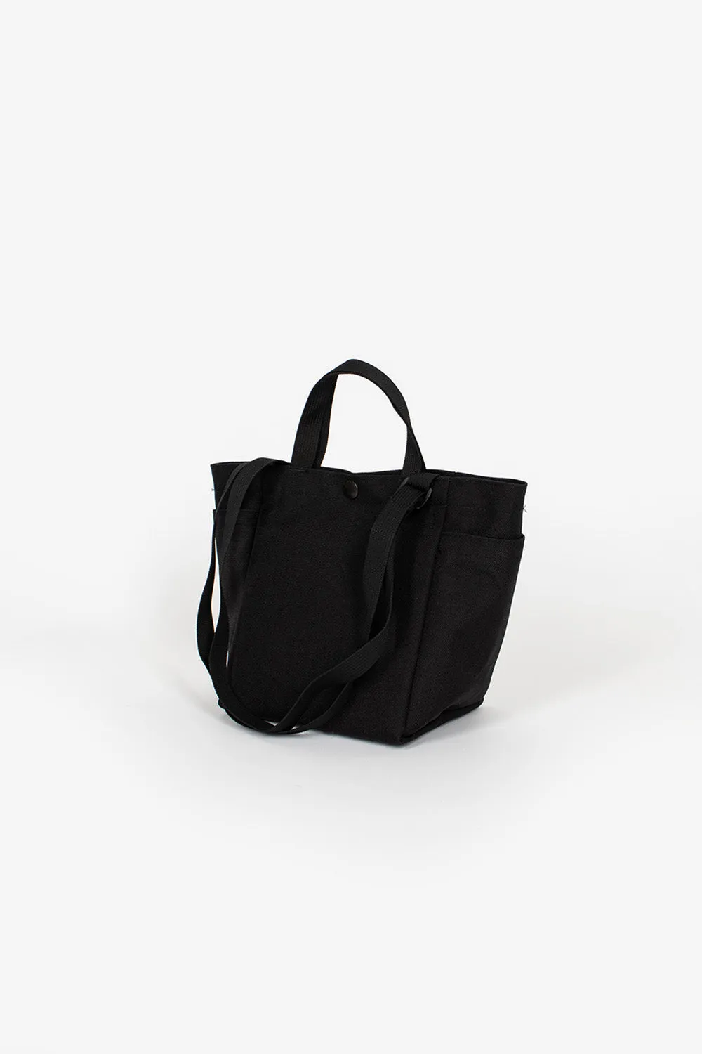 Small Side Pocket Tote Black