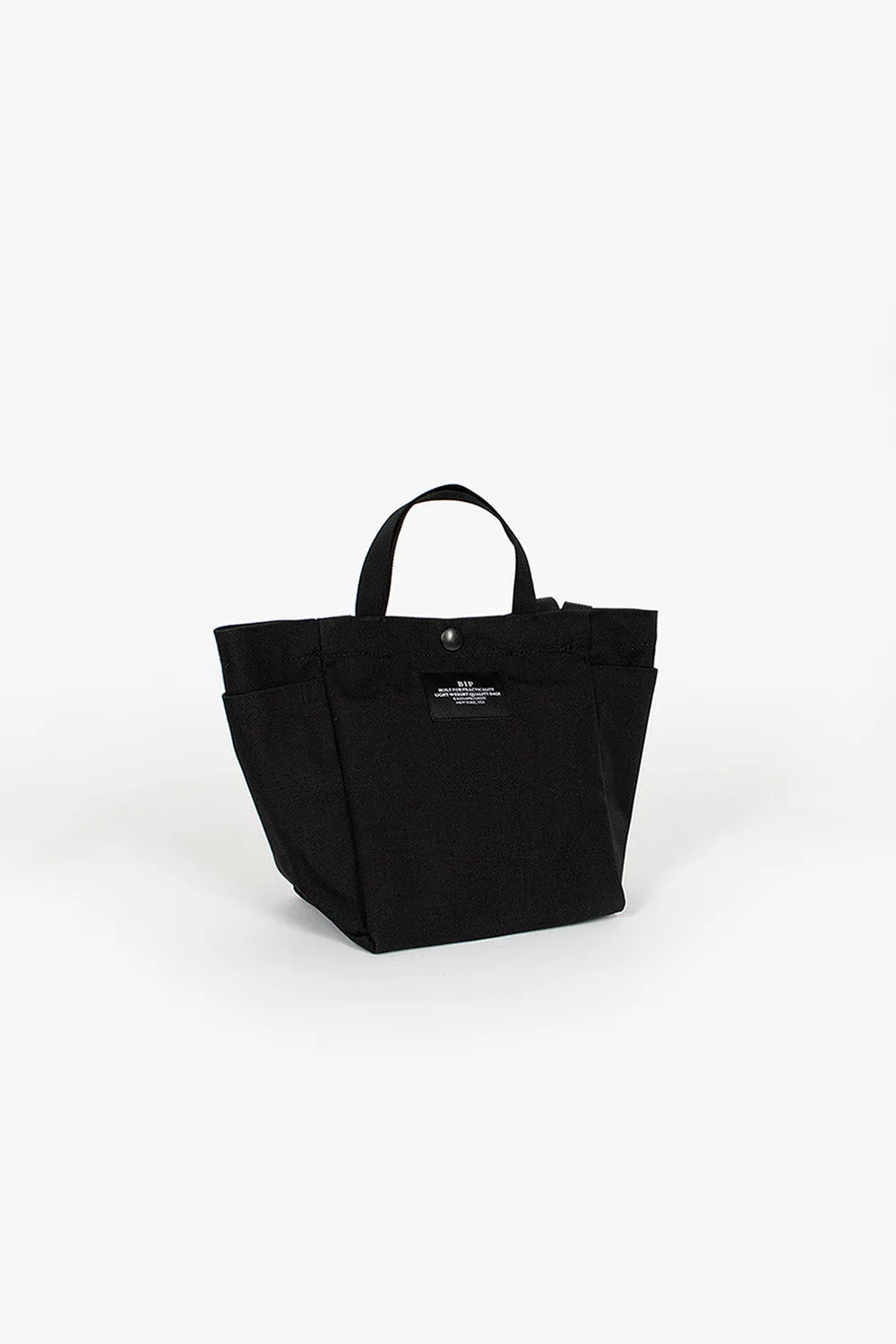 Small Side Pocket Tote Black