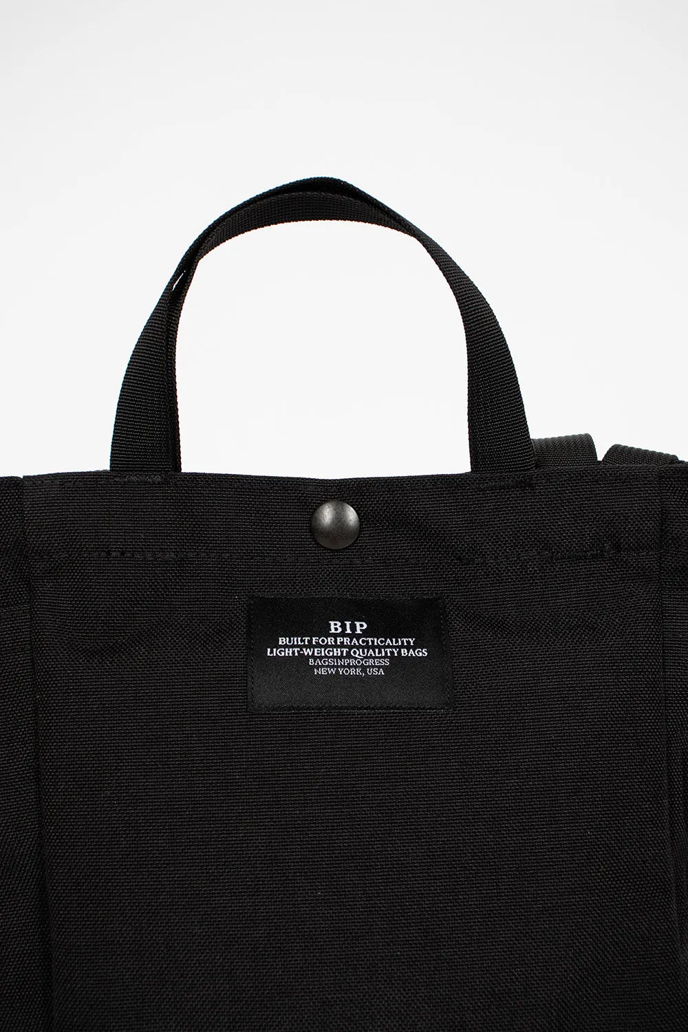 Small Side Pocket Tote Black